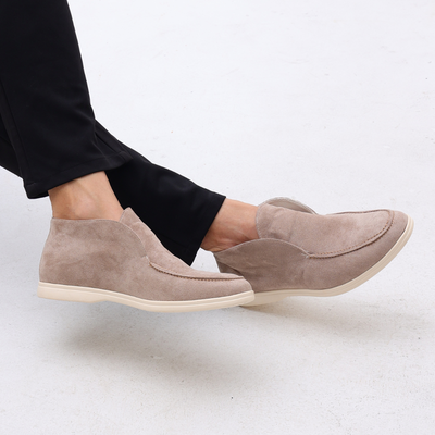 Mocassins hauts en daim Old Money