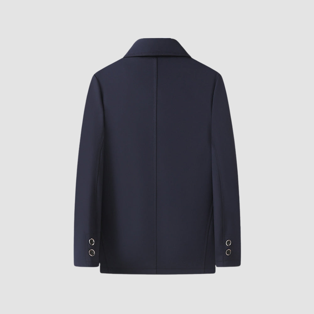 Manteau court à col à revers Old Money