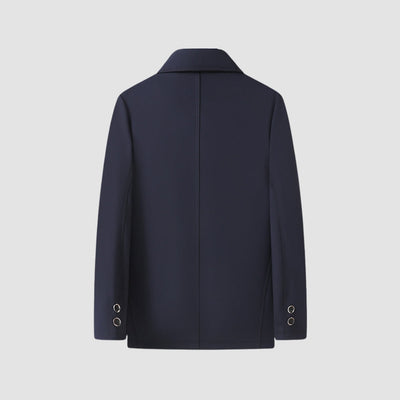 Manteau court à col à revers Old Money