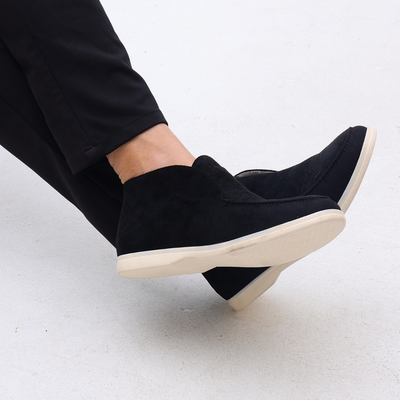 Mocassins hauts en daim Old Money