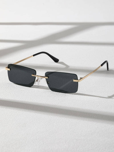 Lunettes sans monture en métal bicolore Old Money