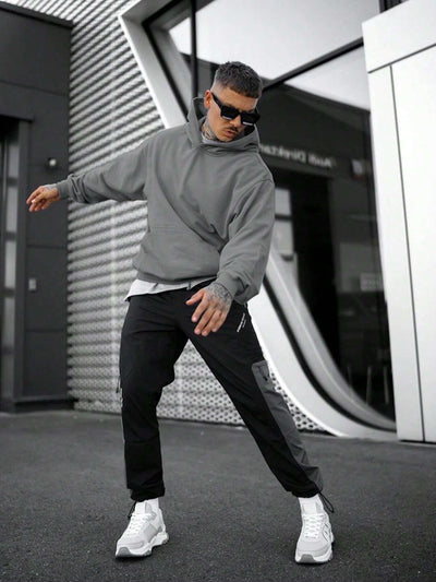 Sweat à capuche uni Old Money Classic