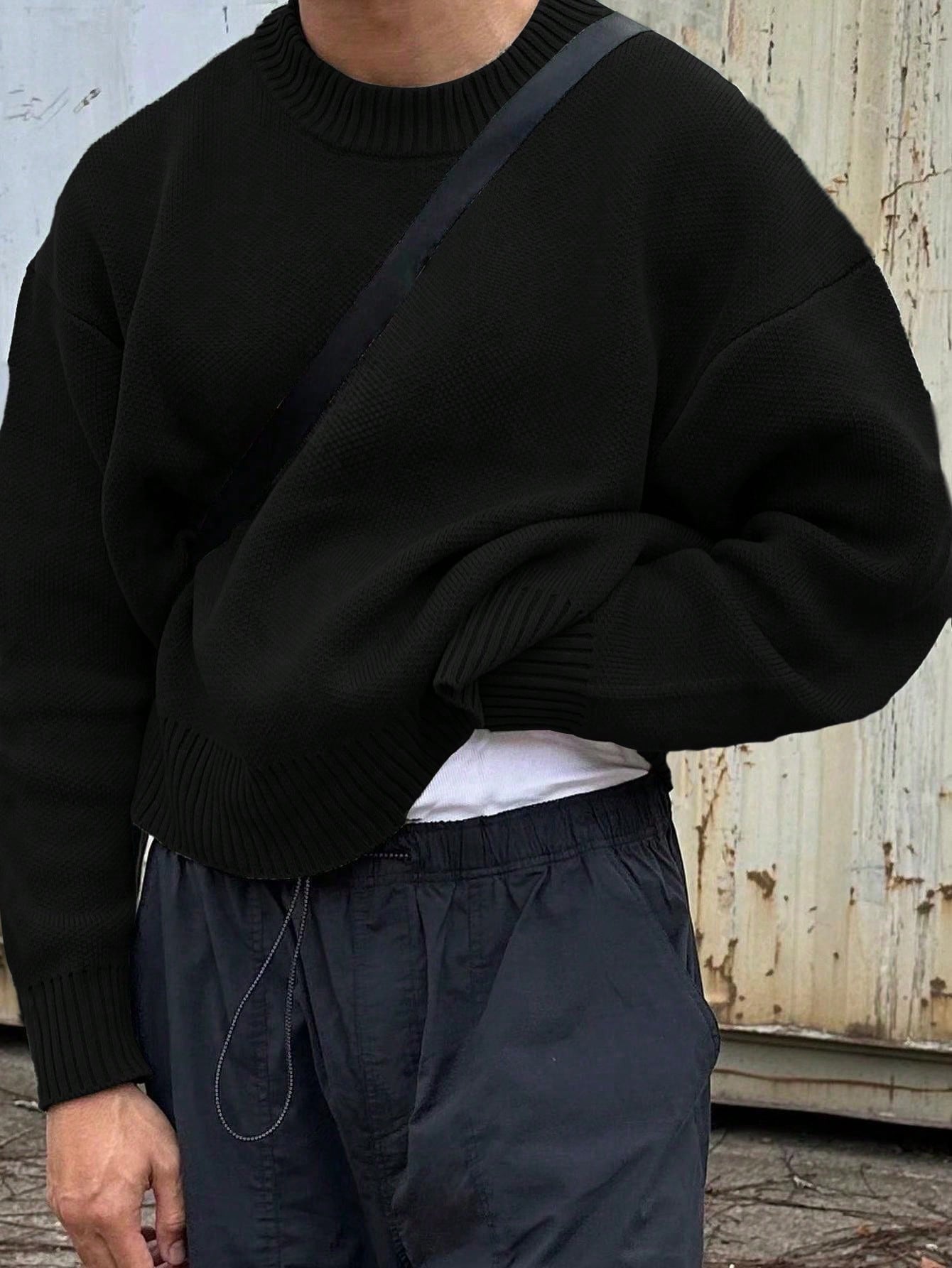 Pull en maille décontracté Old Money