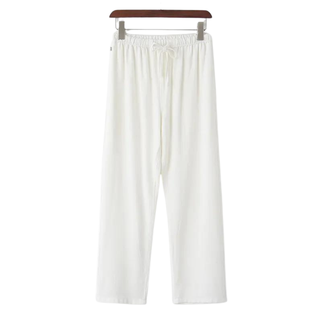 Pantalon en lin Fez (coupe oversize)