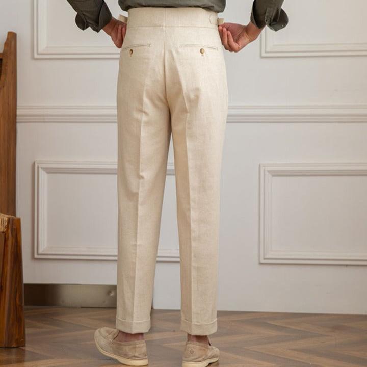 Pantalon en lin Santo