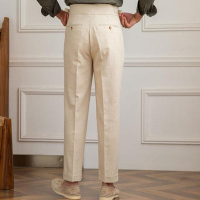 Pantalon en lin Santo