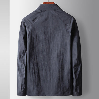 Veste légère sans coutures à revers Old Money