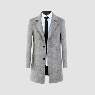 Manteau mi-long en laine et cachemire Old Money