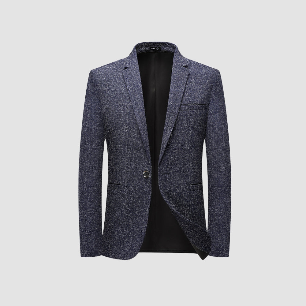 Veste de costume à simple boutonnage, coupe slim, style italien Old Money
