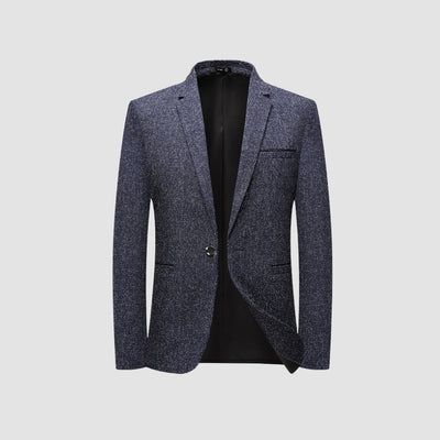 Veste de costume à simple boutonnage, coupe slim, style italien Old Money