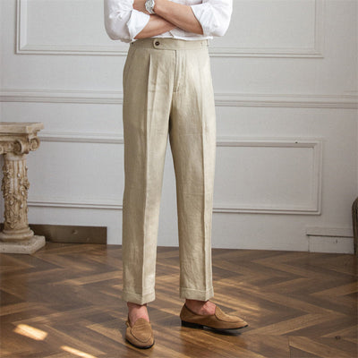 Pantalon en lin Celio
