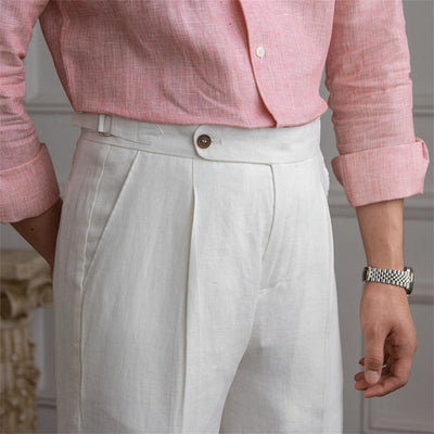 Pantalon en lin Celio