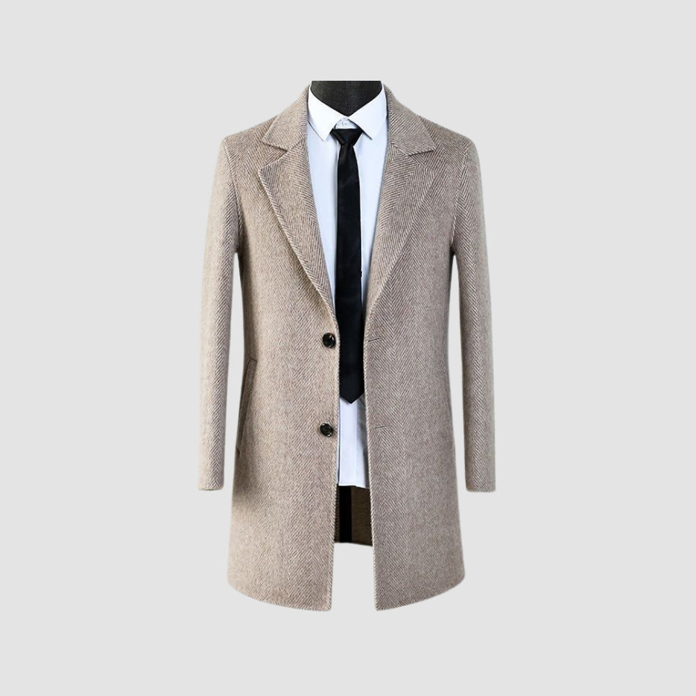 Manteau mi-long en laine et cachemire Old Money