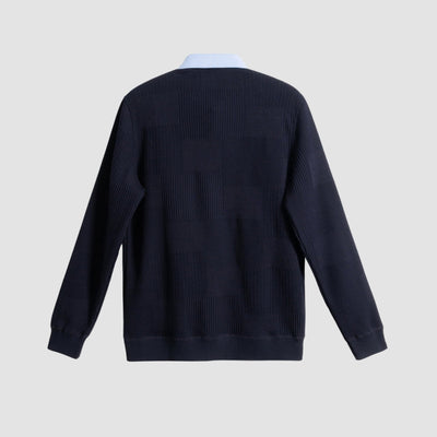 Chemise et pull en maille Old Money Light Luxury deux pièces