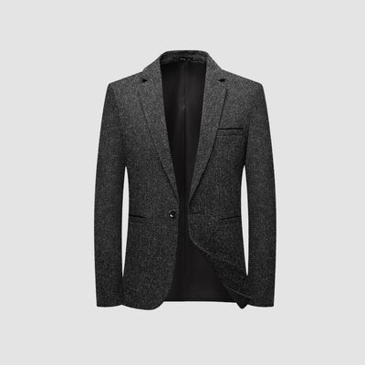 Veste de costume à simple boutonnage, coupe slim, style italien Old Money