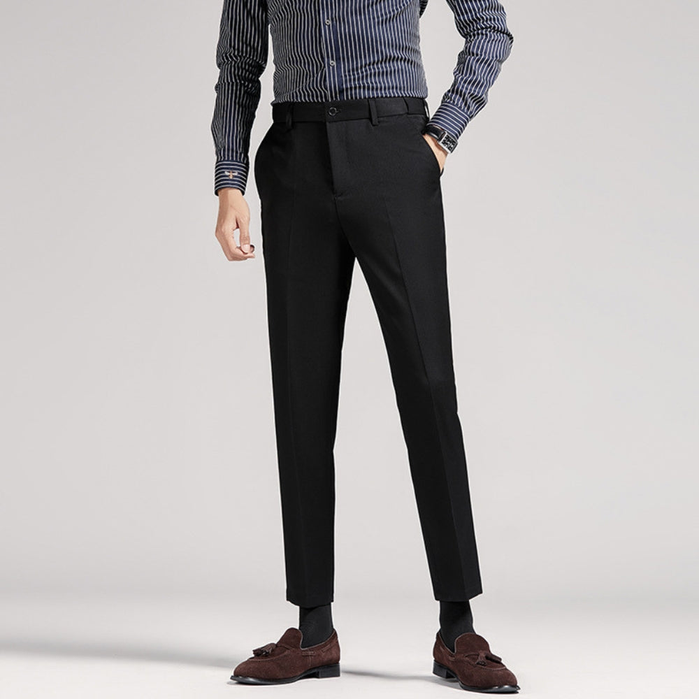 Pantalon de costume gris imperméable Old Money