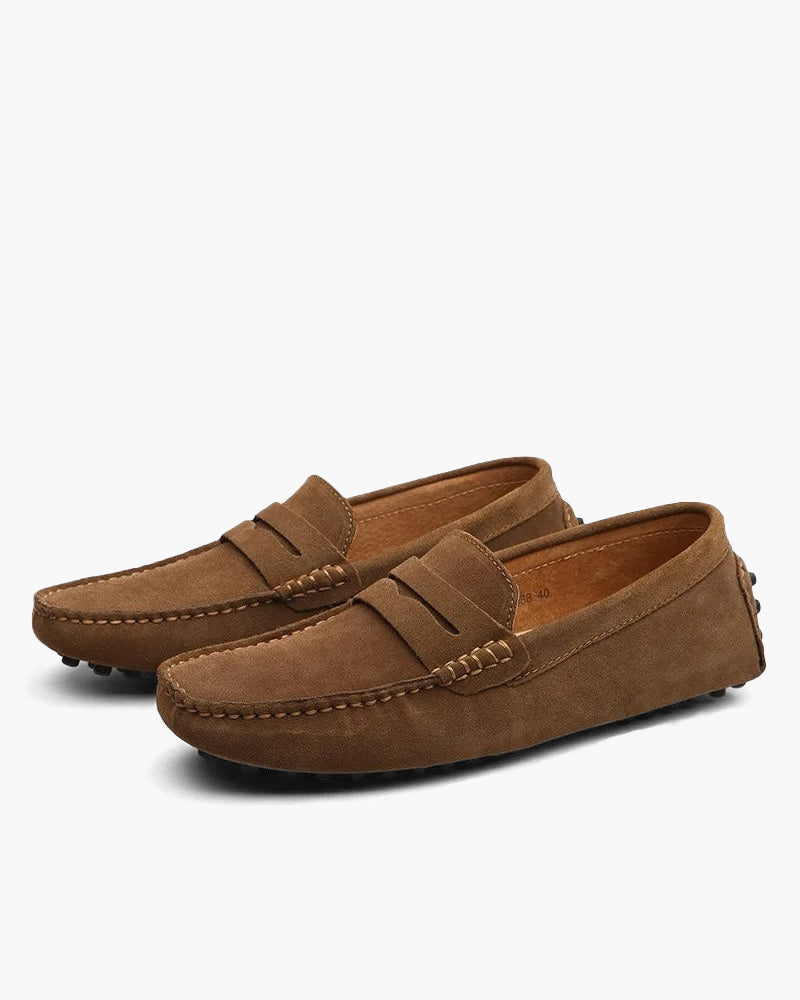 Mocassins de conduite en daim