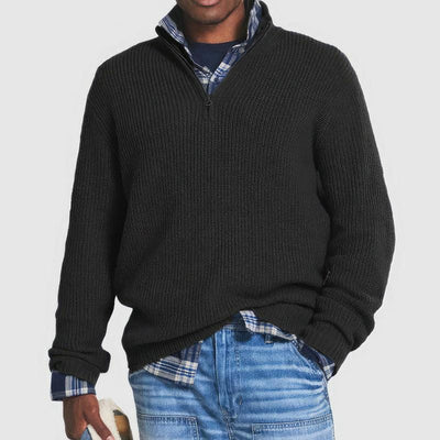 Trouvez un pull en maille avec fermeture éclair pour homme
