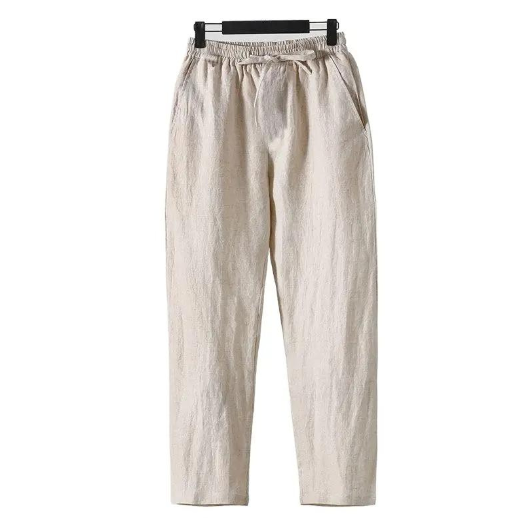 Pantalon en lin Fez (coupe droite)