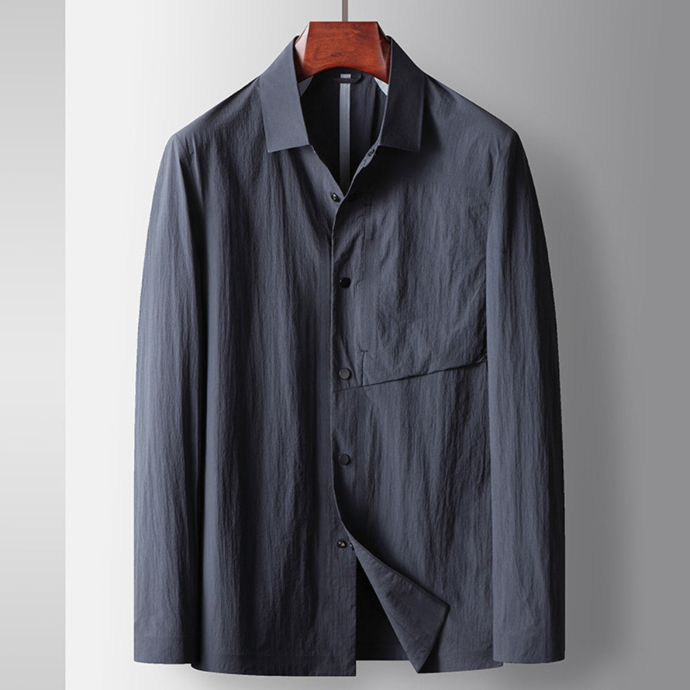 Veste décontractée Old Money à revers infroissable