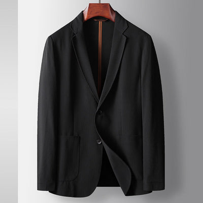 Veste de costume d'affaires extensible de luxe Old Money Light