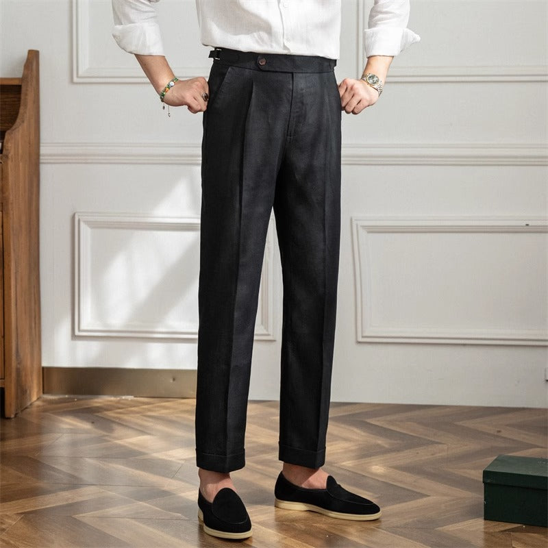 Pantalon en lin Celio
