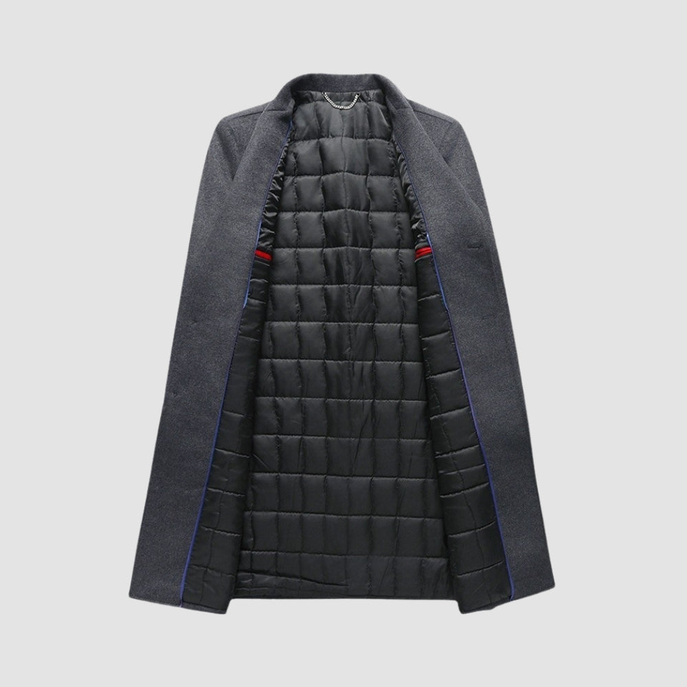 Manteau en laine à col long, costume de la vieille fortune