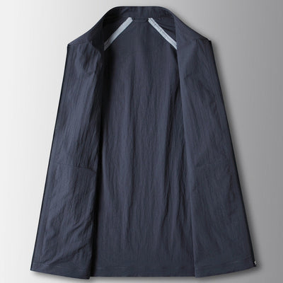 Veste légère sans coutures à revers Old Money