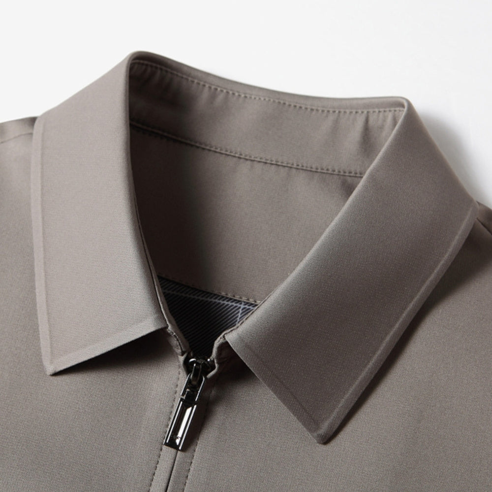 Veste zippée à revers Old Money Business Executive