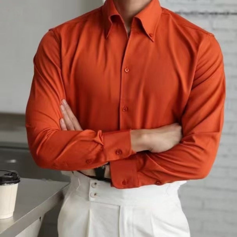 Chemise cintrée style français vieille fortune