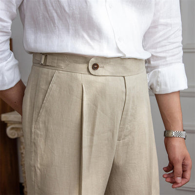 Pantalon en lin Celio