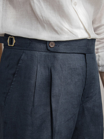 Short en lin haut de gamme de la vieille fortune