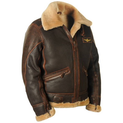 Manteau de pilote élégant Maverick pour hommes