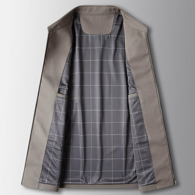 Veste zippée à revers Old Money Business Executive