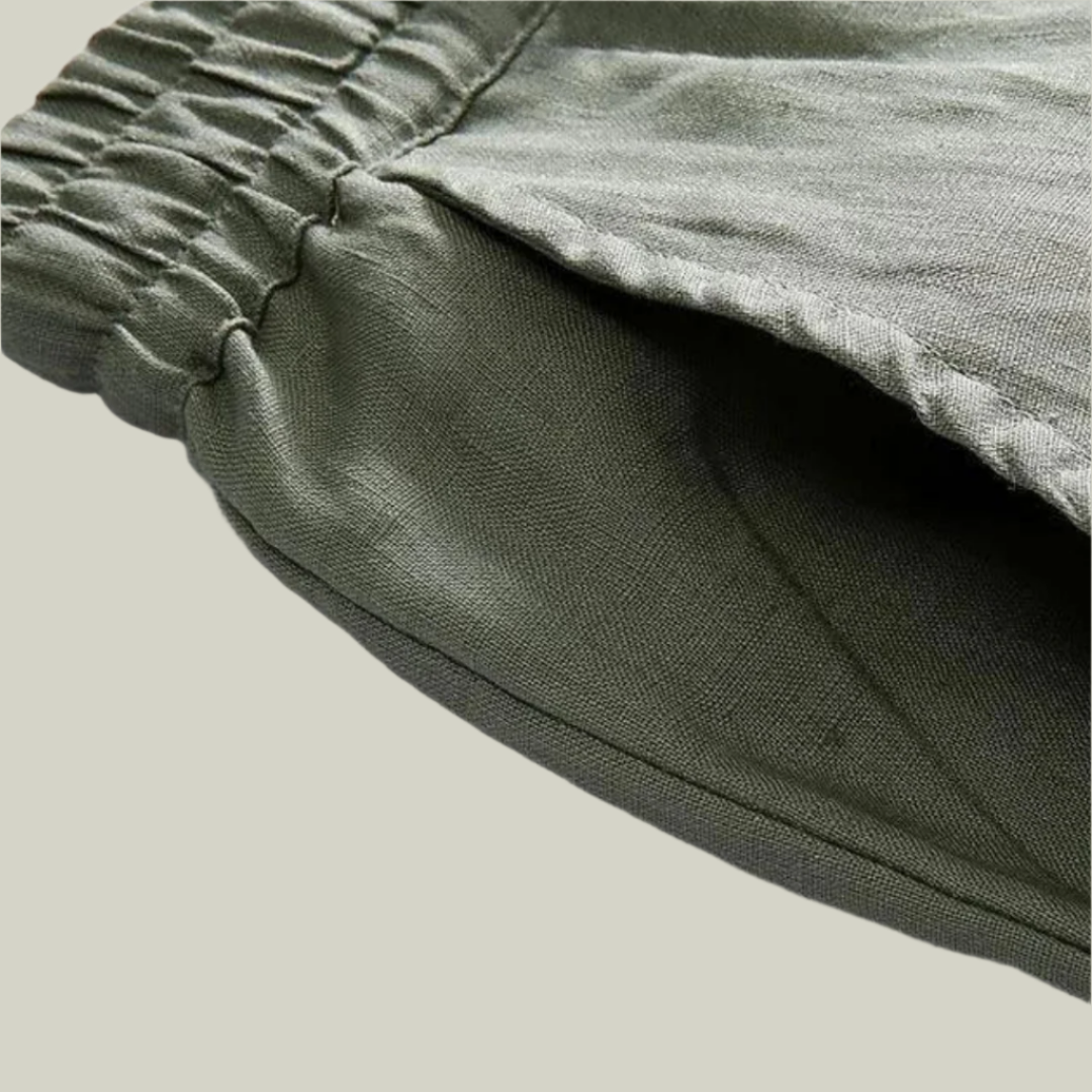 Pantalon en lin (coupe droite)