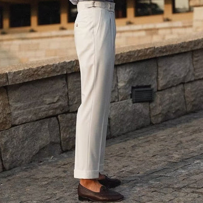 Pantalon slim style vieille fortune