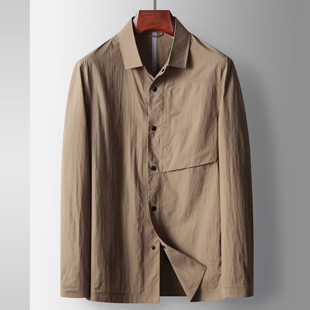 Veste décontractée Old Money à revers infroissable