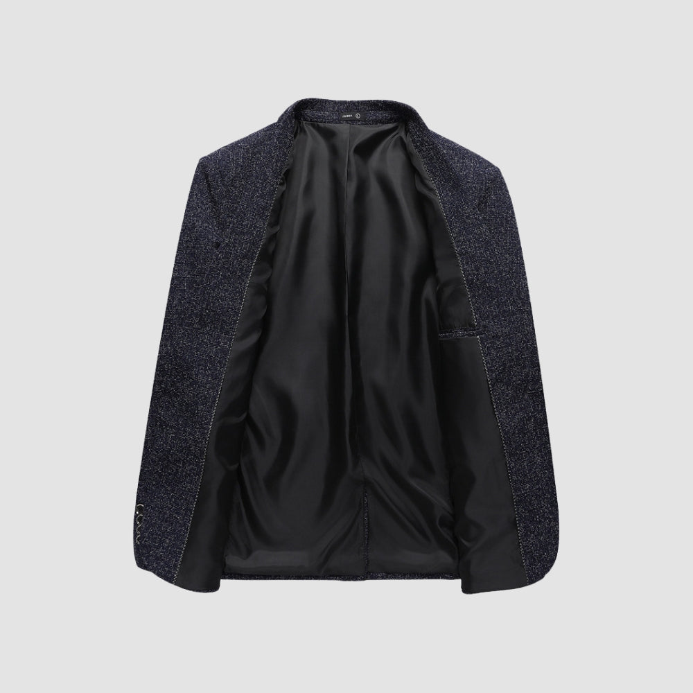 Veste de costume à simple boutonnage, coupe slim, style italien Old Money