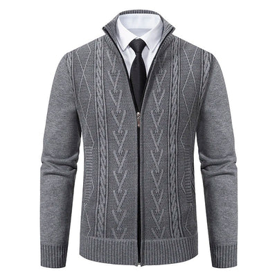 Manteau en maille matelassée pour homme, automne-hiver : chaleur et style