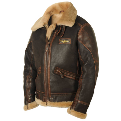 Manteau de pilote élégant Maverick pour hommes