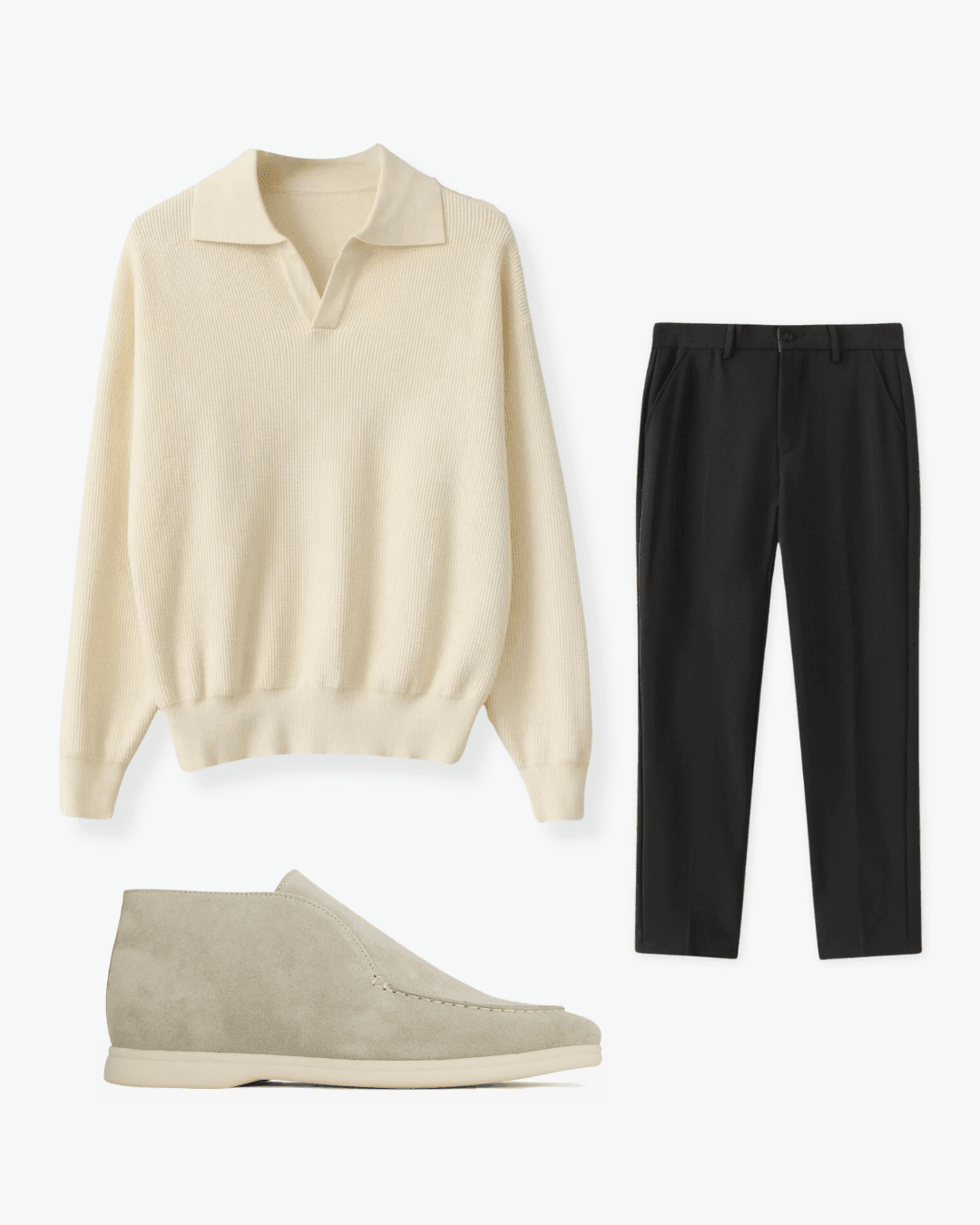 Tenue de gentleman n° 11 - Beige doux