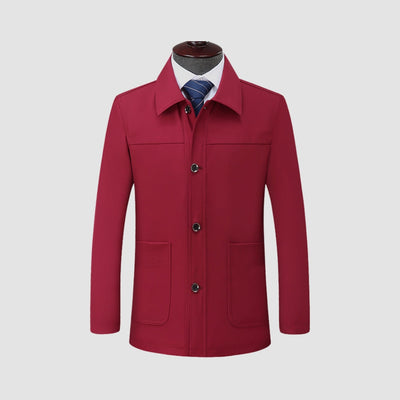 Manteau court à col à revers Old Money