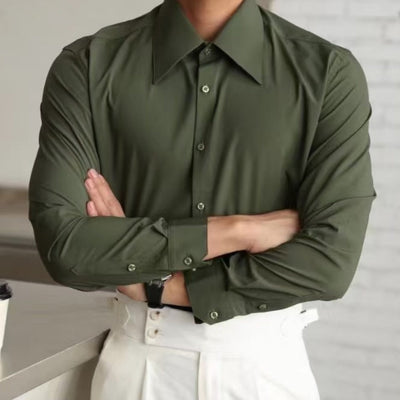 Chemise cintrée style français vieille fortune