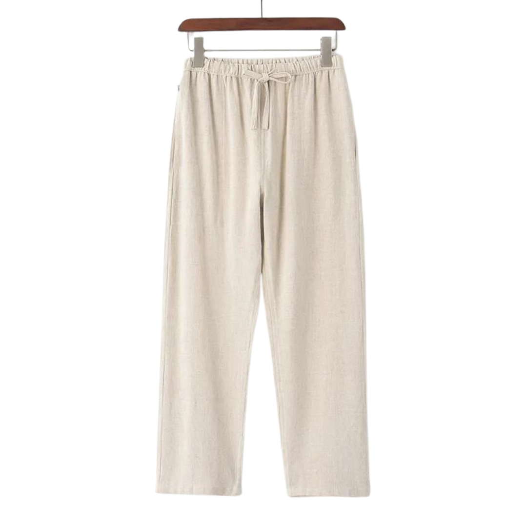 Pantalon en lin Fez (coupe oversize)
