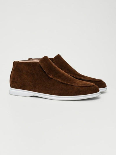 Mocassins Mont Blanc marron foncé