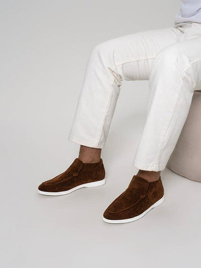 Mocassins Mont Blanc marron foncé