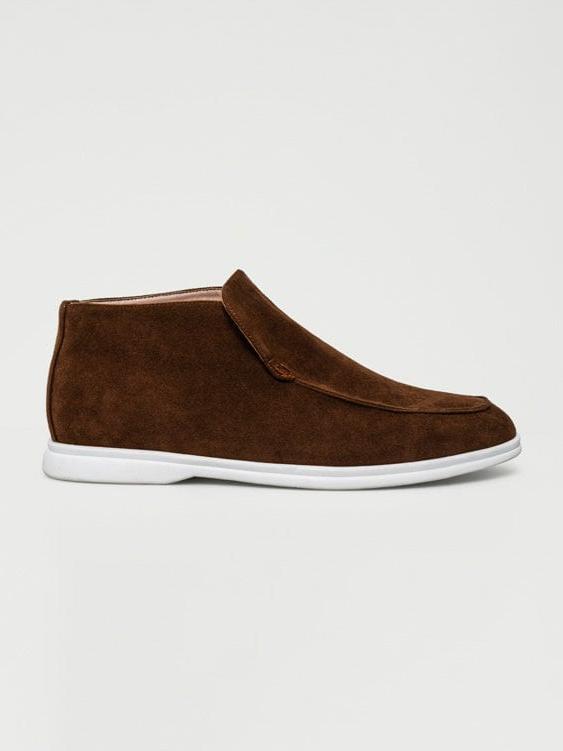 Mocassins Mont Blanc marron foncé