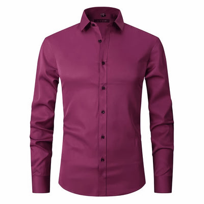 Chemise boutonnée extensible Old Money