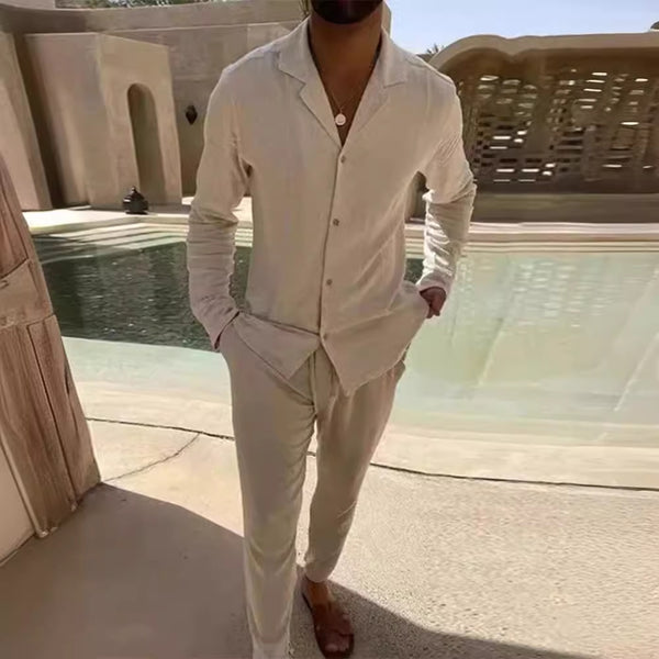 Laluna® | Ensemble homme en lin d'été