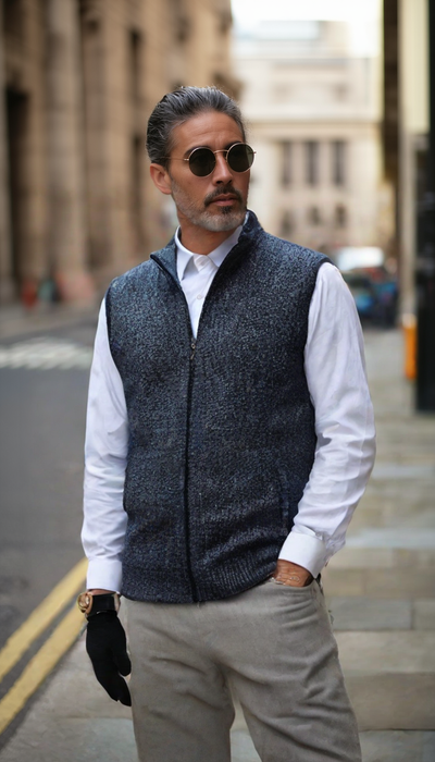 Gilet sans manches zippé Harrison